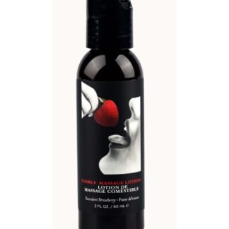 Edible Massage Lotion - Strawberry - 2 oz.