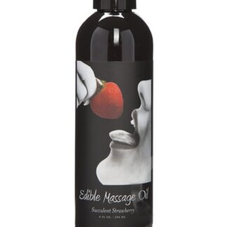 Edible Massage Oil - Strawberry - 2 oz.