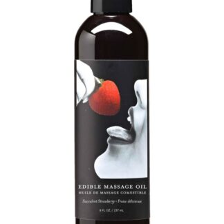 Edible Massage Oil - Strawberry - 8 oz.