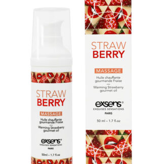 Exsens of Paris Warming Gourmet Massage Oil - Strawberry