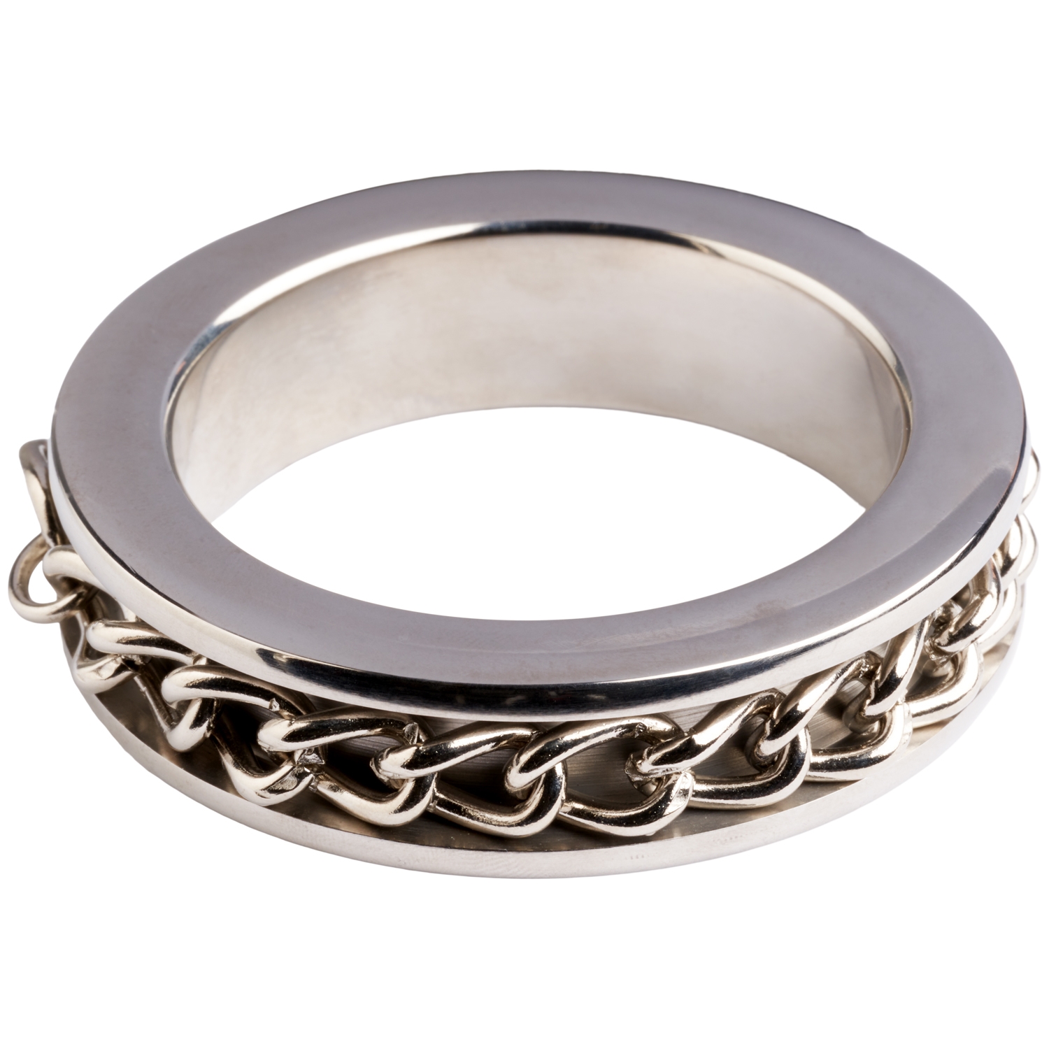 Malesation Spinner Cock Ring - Silver