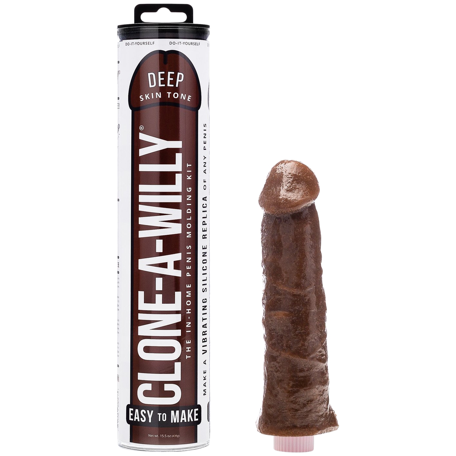 Clone-A-Willy DIY Homemade Dildo Clone Kit Deep Skin Tone - Brown