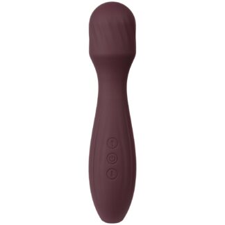 Amaysin Rechargeable Mini Magic Wand 6.8 Inch - Bordeaux