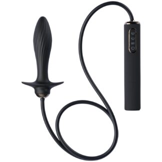 Anal Fantasy Elite Auto-Throb Inflatable Vibrating Plug - Black