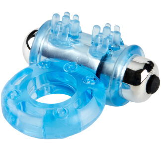 Baseks Power Vibrating Cock Ring - Blue