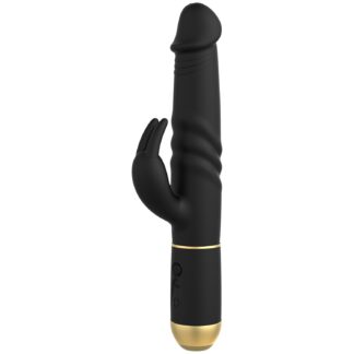 Dorcel Furious Rabbit 2.0 Rotating Pearl Rabbit Vibrator - Black