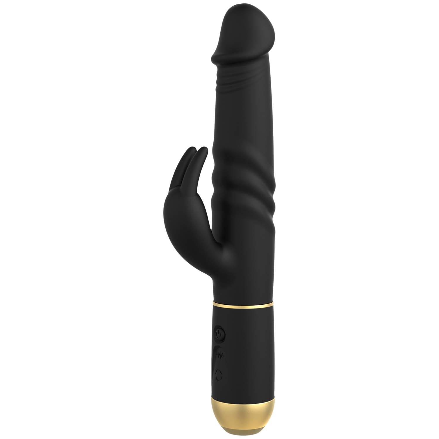 Dorcel Furious Rabbit 2.0 Rotating Pearl Rabbit Vibrator - Black