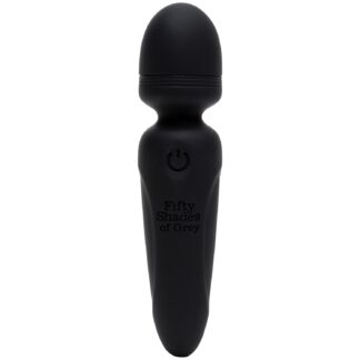 Fifty Shades of Grey Sensation Mini Wand Vibrator 4 Inch - Black