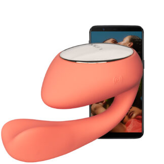 LELO Ida Wave App-Controlled Couple's Vibrator - Coral