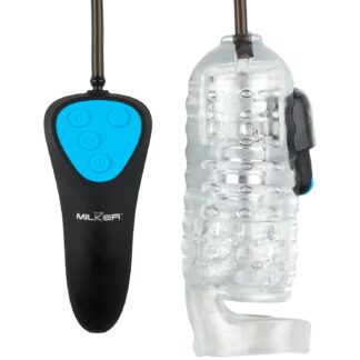 LoveBotz The Milker 19X Mini Handheld Milker Masturbator - Black