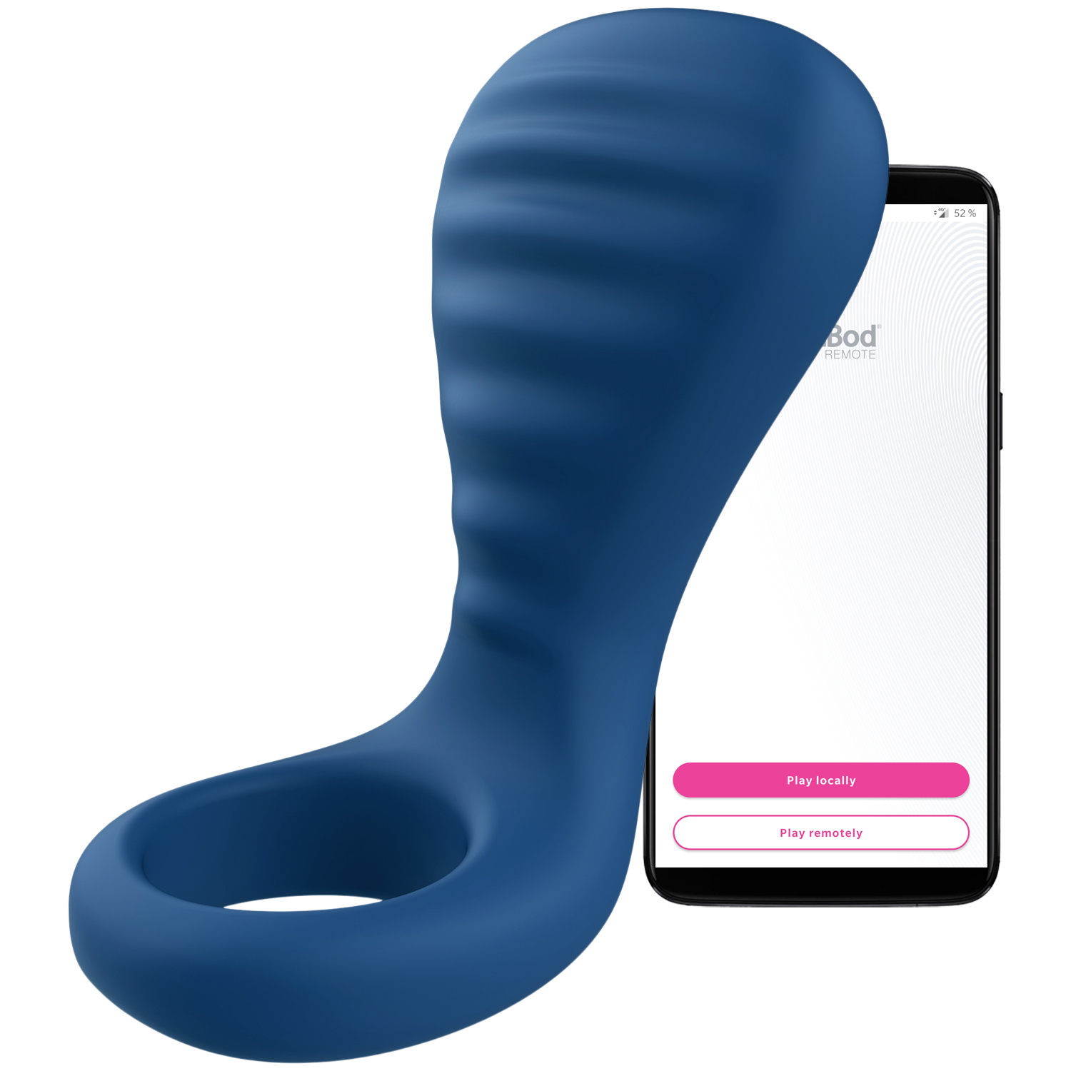 OhMiBod BlueMotion Nex i3 Vibrating Cock Ring - Dark Blue