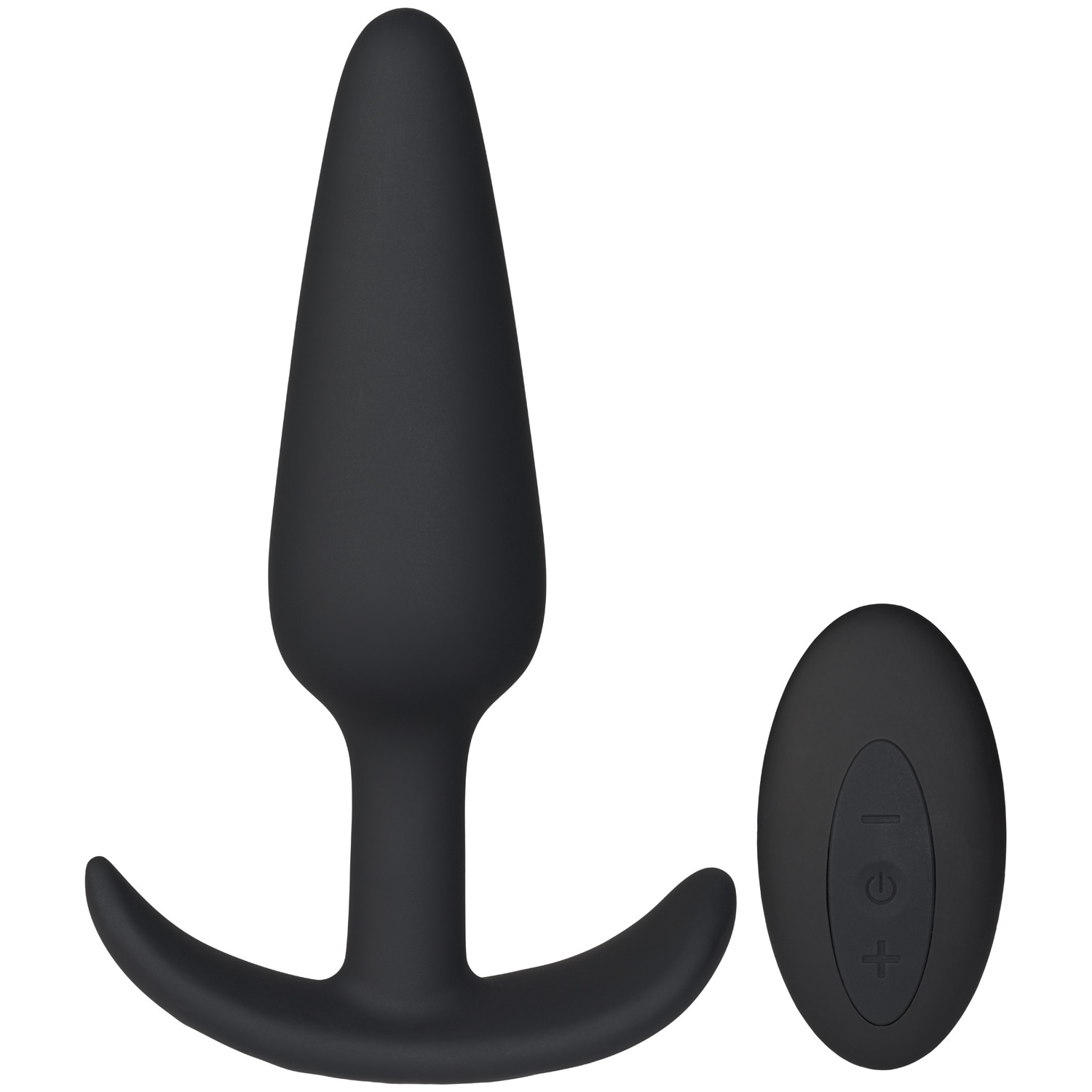 Sinful Smooth Sailor Vibrating Butt Plug 5.9 Inch - Black