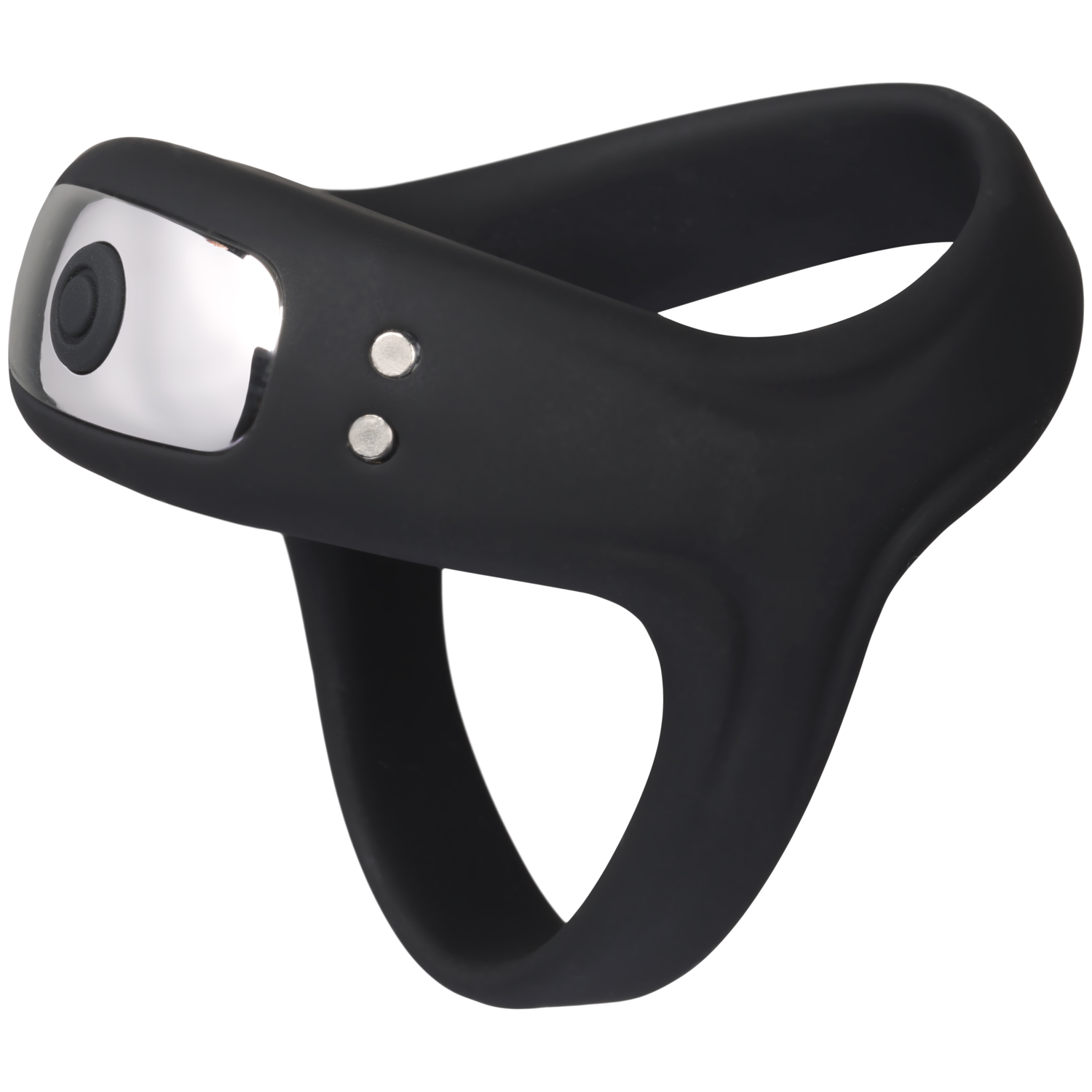 Sinful Triple Function Rechargeable Vibrating Cock Ring - Black