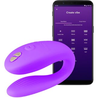 We-Vibe Sync Go App-Controlled Couple's Vibrator - Purple