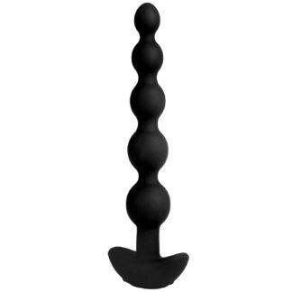 b-Vibe Cinco Anal Beads 8.3 Inch - Black