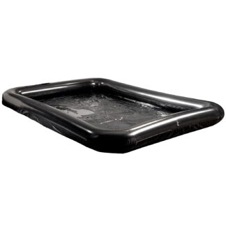 Fetish Collection Vinyl Sheet with Raised Sides - Black