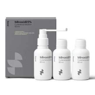 Sons Hair Regrowth Minoxidil 5% for Male Pattern Hair loss, 3-Month