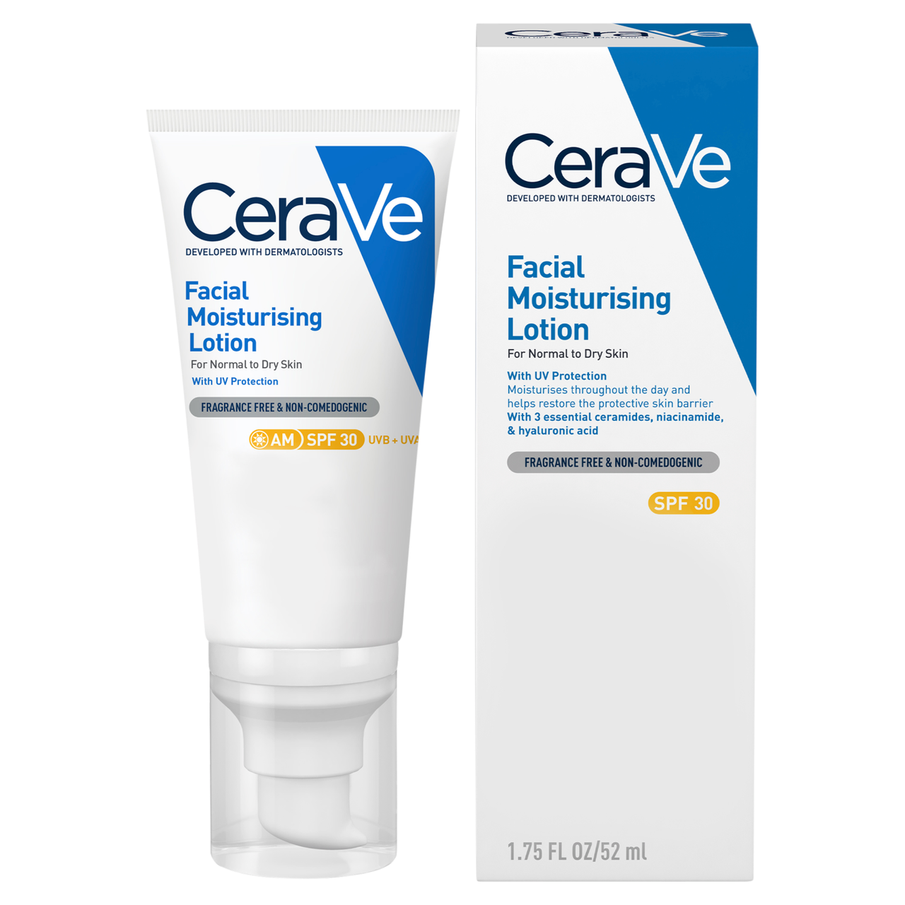 CeraVe AM Moisturising Lotion SPF30 52ml