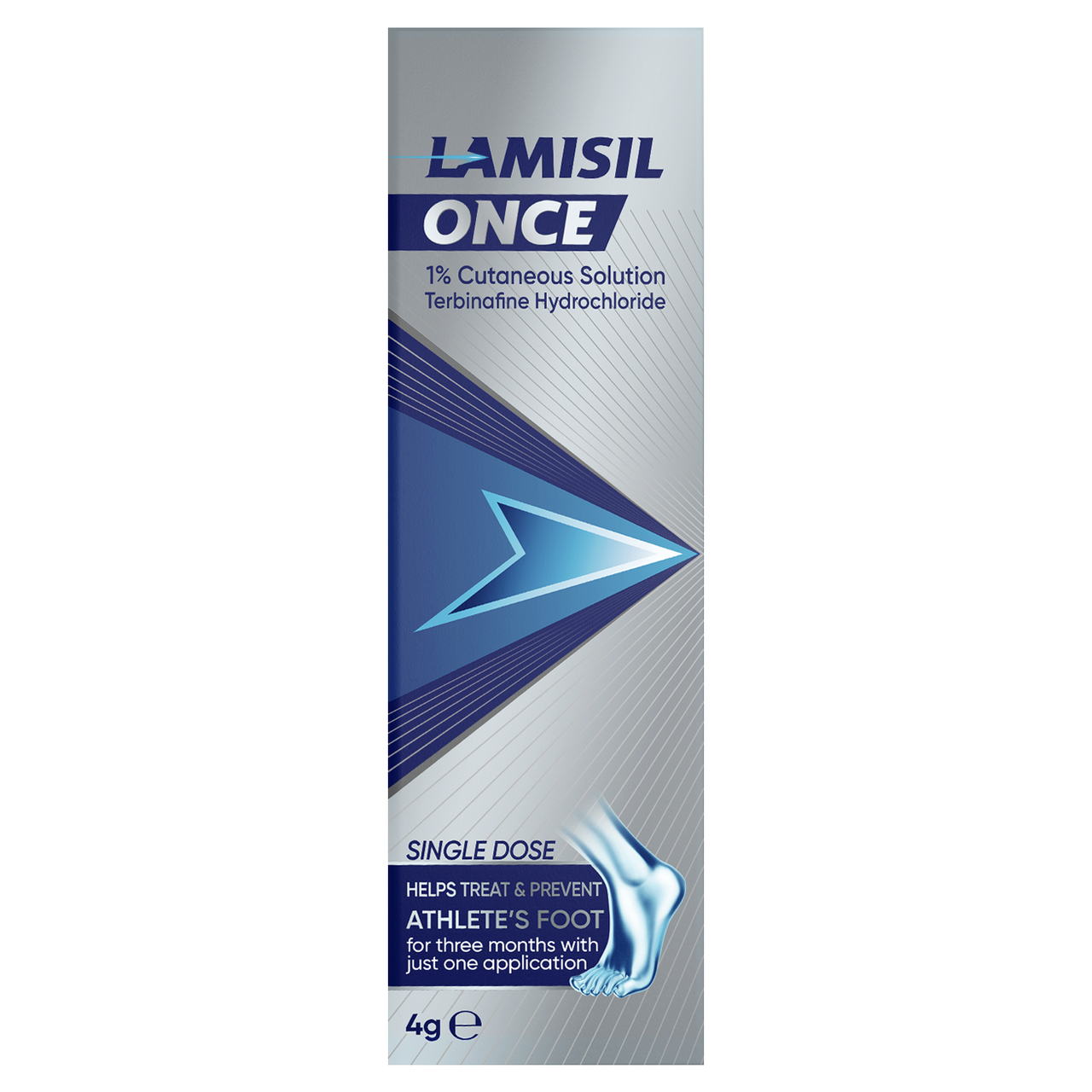 Lamisil Once Single Dose Athlete's Foot Antifungal Treatment 4g