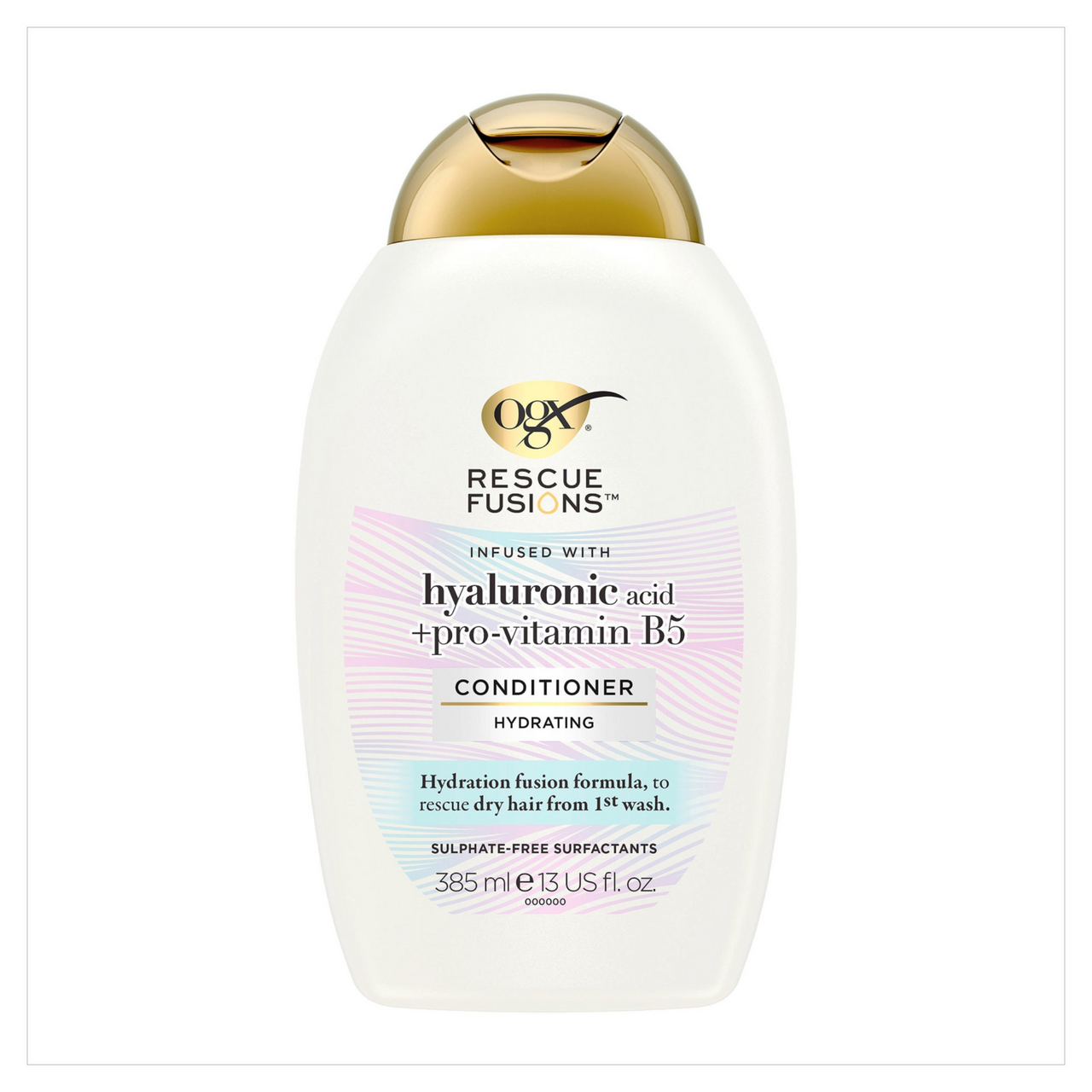 OGX Rescue Fusions Hyaluronic Acid + pro-vitamin B5 Conditioner 385ml