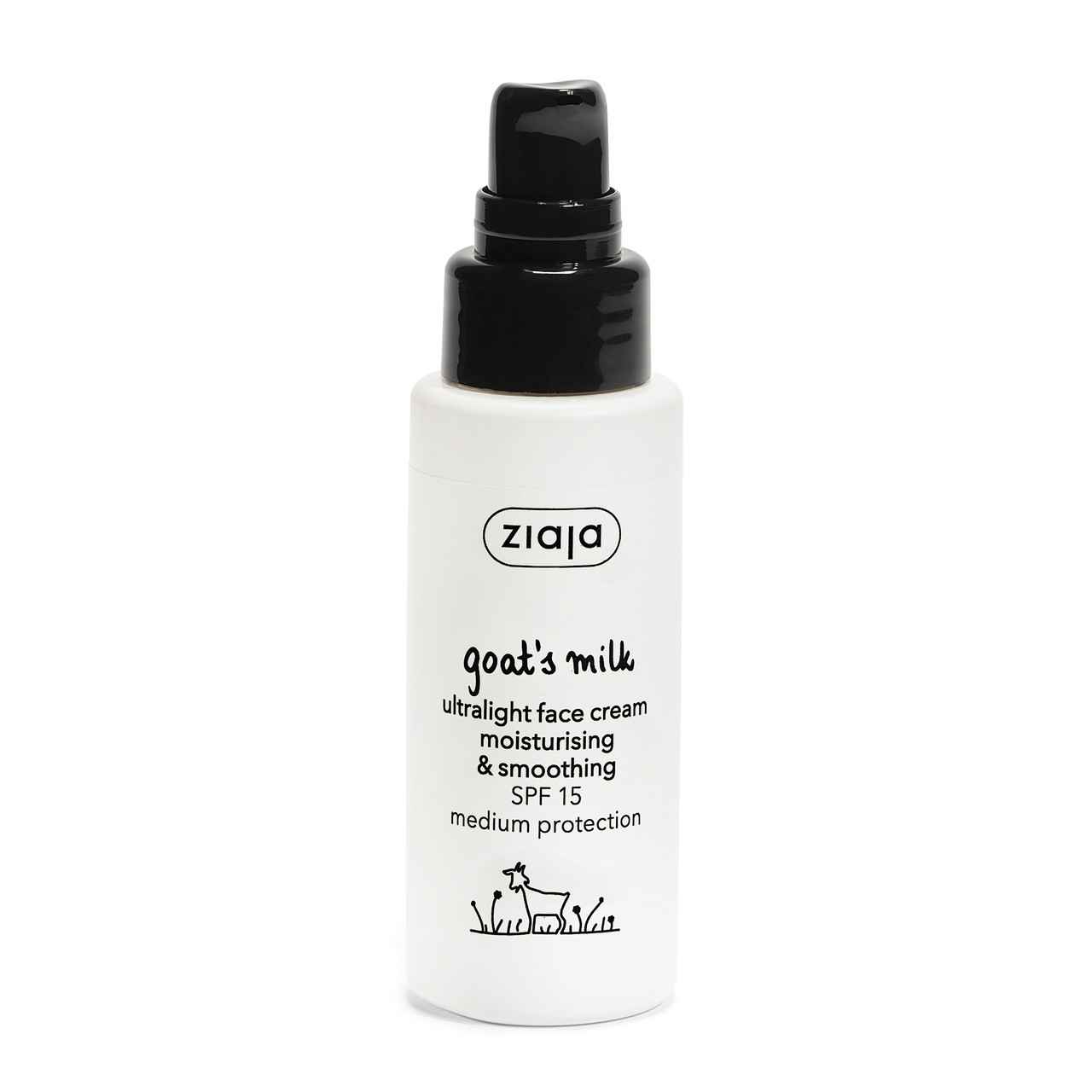 Ziaja Goat's Milk Ultralight Moisturising & Smoothing Face Cream SPF15 50ml